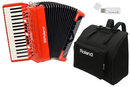 Roland accordion 4x red - roland, v-accordion