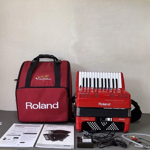 Roland accordion red - fr-1x, v-accordion